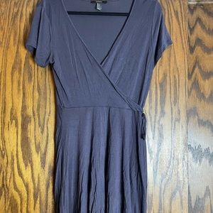 Navy blue cotton dress size large